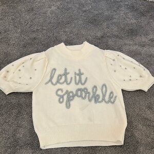 White sweater size small